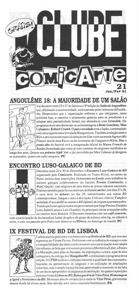 Clube Comicarte #21