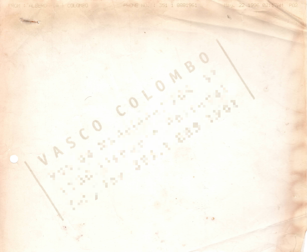 Fax Vasco Colombo