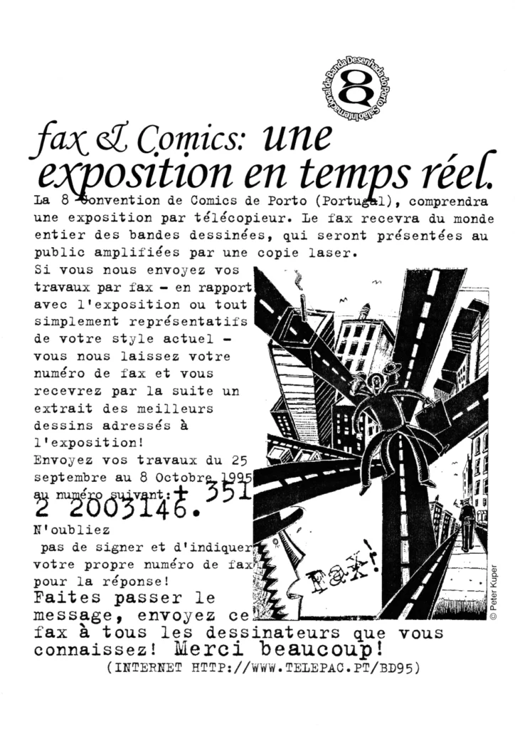 Fax & Comics: Une Exposition en Temps Réel